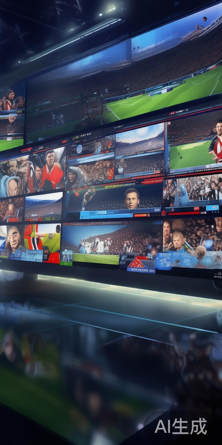 无论是大型国际比赛如世界杯和欧洲冠军联赛，还是国内